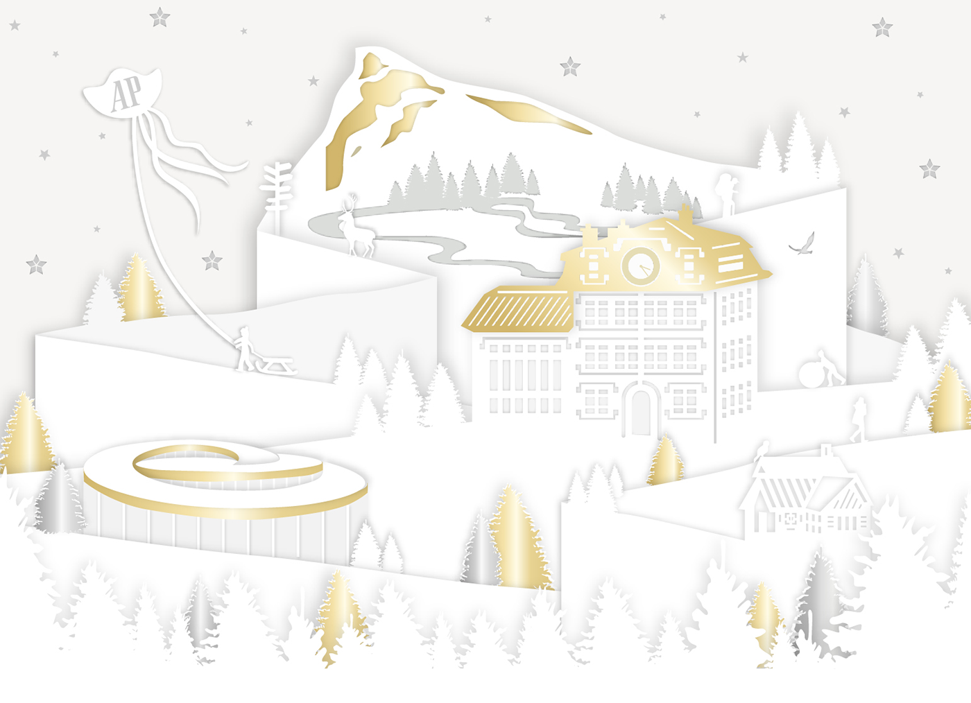 Audemars Piguet – Reproduction of window key visual installation