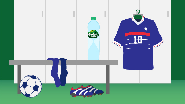 Volvic Social Network illustration