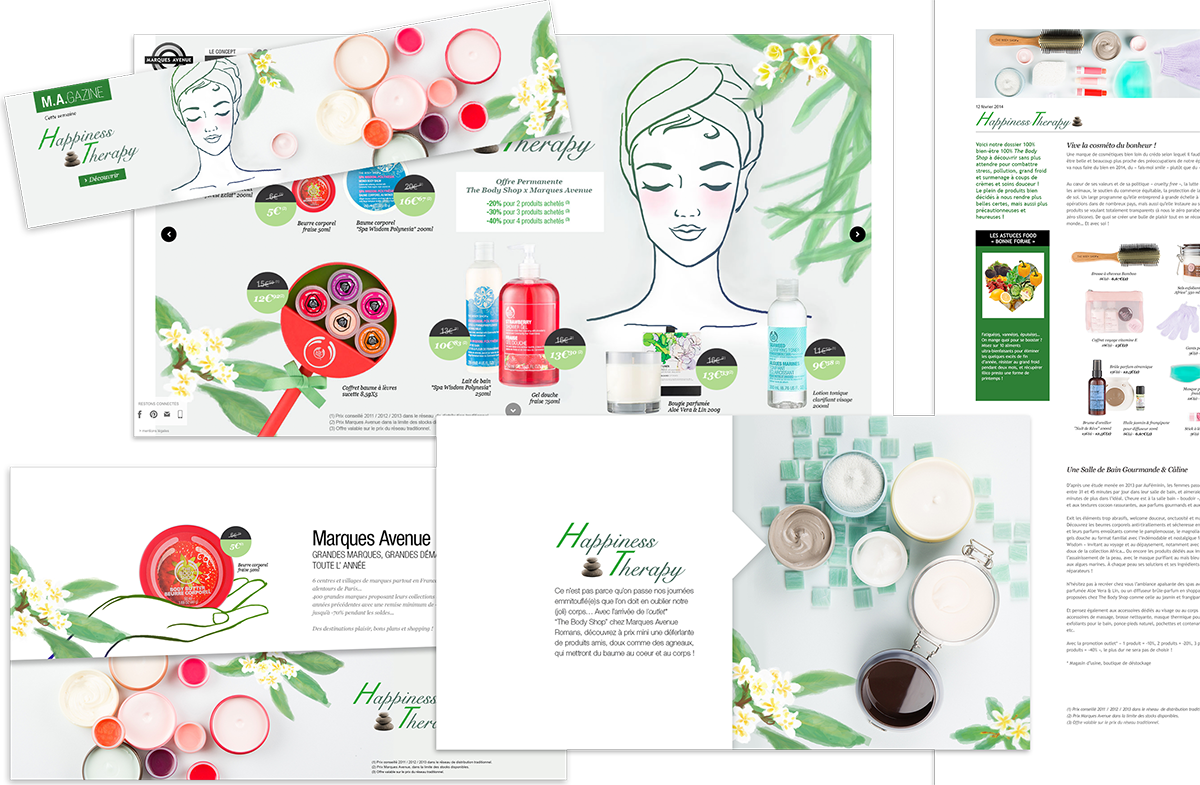 Marque Avenue Website magazine