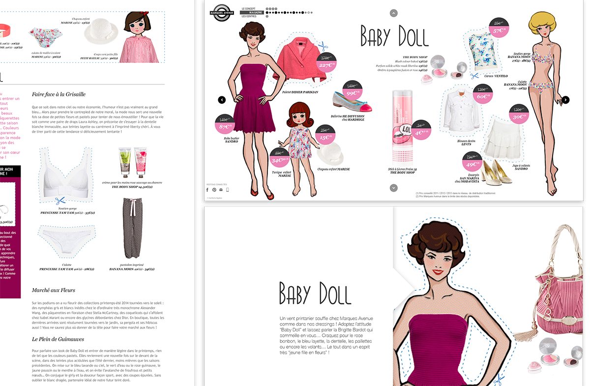 Marque Avenue Website Magazine